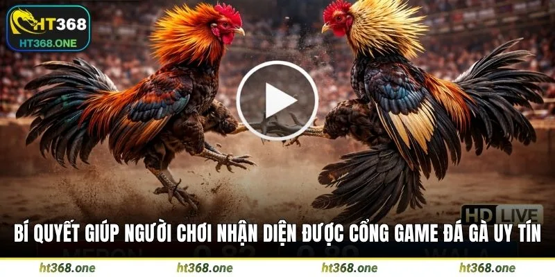 Bí quyết giúp người chơi nhận diện được cổng game đá gà uy tín