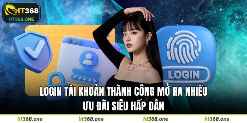 Login tài khoản thành công mở ra nhiều ưu đãi siêu hấp dẫn