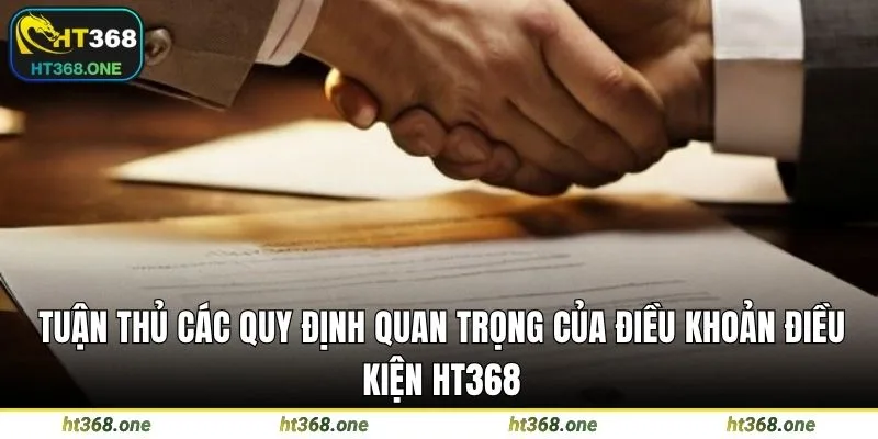 Tuận thủ các quy định quan trọng của điều khoản điều kiện HT368